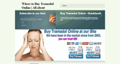 Desktop Screenshot of buygenericultramadol.com